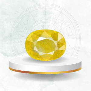 Bangkok (Thailand) NATURAL YELLOW SAPPHIRE (पुखराज)