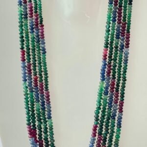 Natural Multi Color Beads Necklace